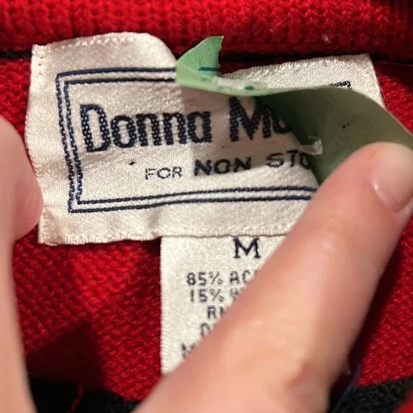 Donna Morgan - acrylic, vintage‎ sweater, m - Picture 4 of 8